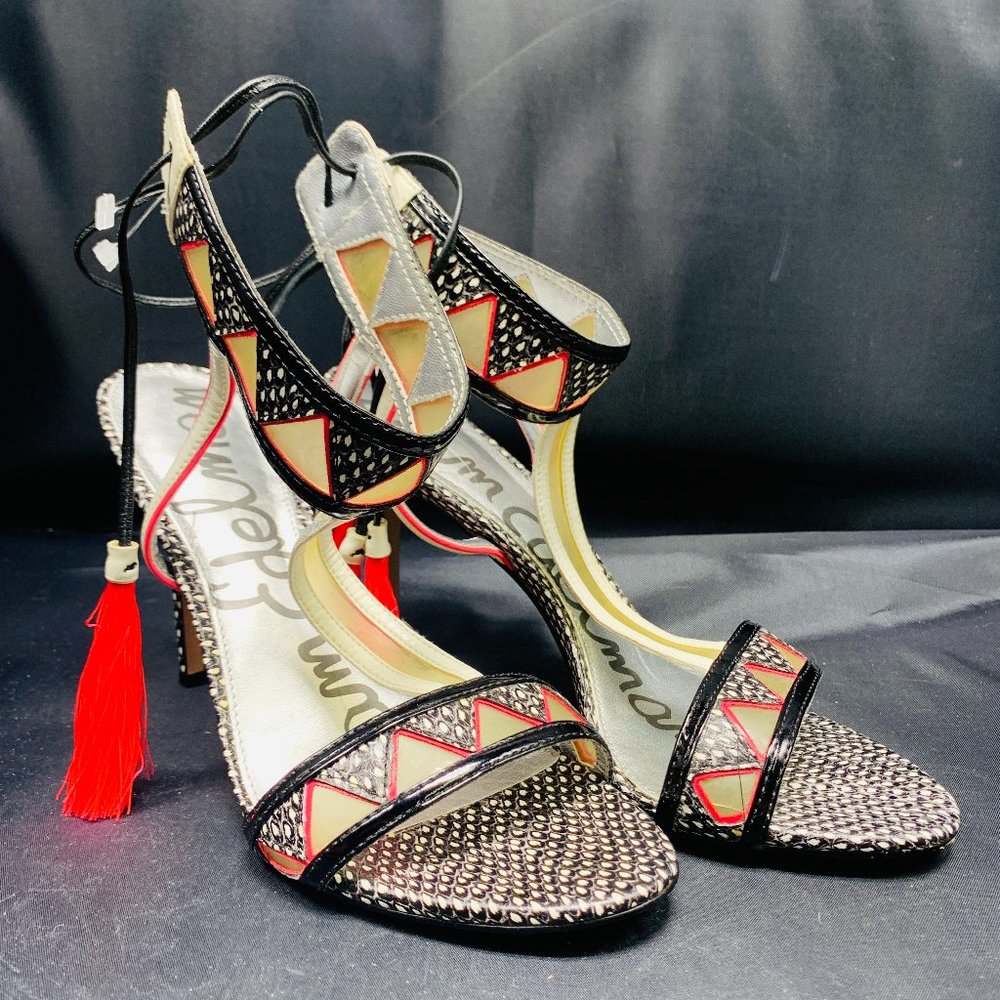 Sam Edelman Multi-color Sadie with Tassles Sandals
